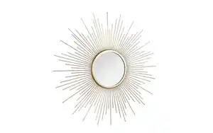 Metallspiegel Sunny, goldfarbig, 60 cm