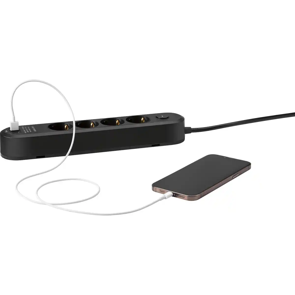 Bild 3 von Steckdosenleiste 4-fach USB Ein-Aus-Schalter