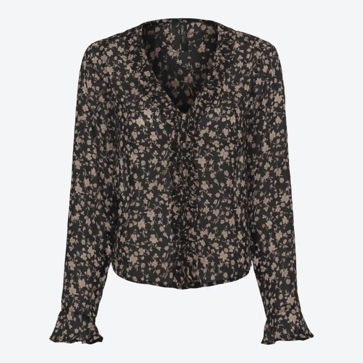 Bild 2 von Damen-Bluse mit Rüschen am Ausschnitt