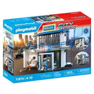 Playmobil&#174; 71874 - Polizeiwache mit Fahndungsraum