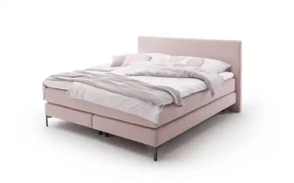 Bild 3 von Schöner Wohnen Kollektion - Boxspringbett Vita, rosa, H2/H3, 180 x 200 cm