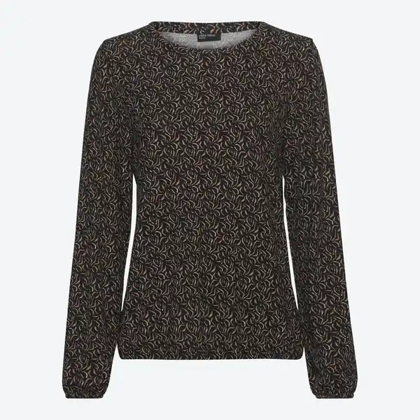 Bild 1 von Damen-Langarmshirt mit elastischen Bündchen