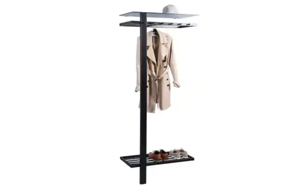 Bild 2 von Wiemann - Garderobe Barcelona, schwarz/grau