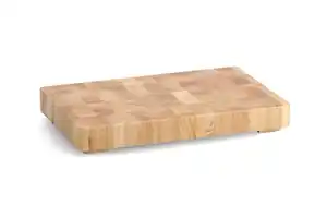 Hackblock Gummibaum, hellbraun, 42 x 27 cm