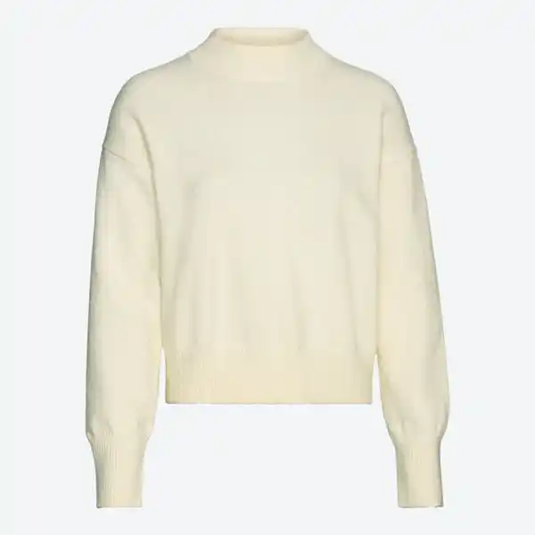 Bild 2 von Damen-Strickpullover mit hohem Kragen