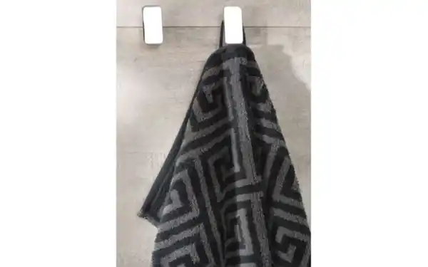 Bild 2 von Handtuch Noblesse Elegance Allover, schwarz, 50 x 100 cm