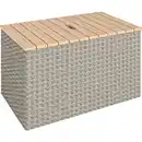 Bild 3 von Lounge-Set Bostonia 4-tlg. Polyrattan Hellbraun