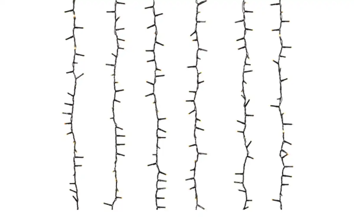 Bild 1 von LED Baumkaskade, schwarz/gold