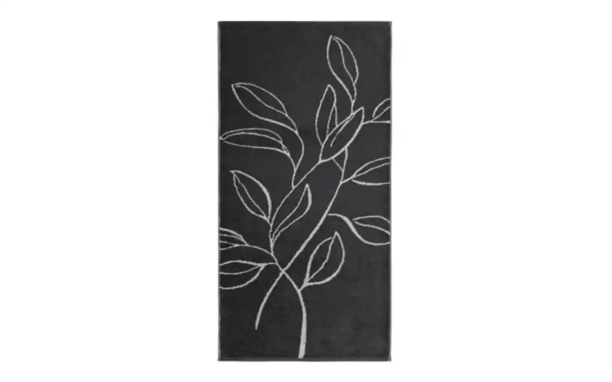 Bild 1 von Handtuch Atelier Floral, basalt, 50 x 100 cm