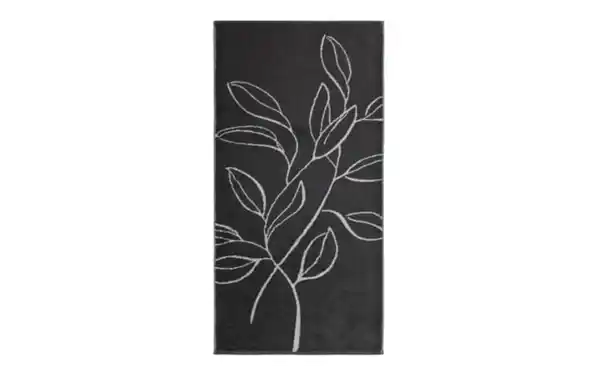 Bild 1 von Handtuch Atelier Floral, basalt, 50 x 100 cm
