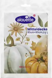 alouette Mitteldecke aus Airlaid 80x80 cm gefaltet 1 Lage (1er Packung)