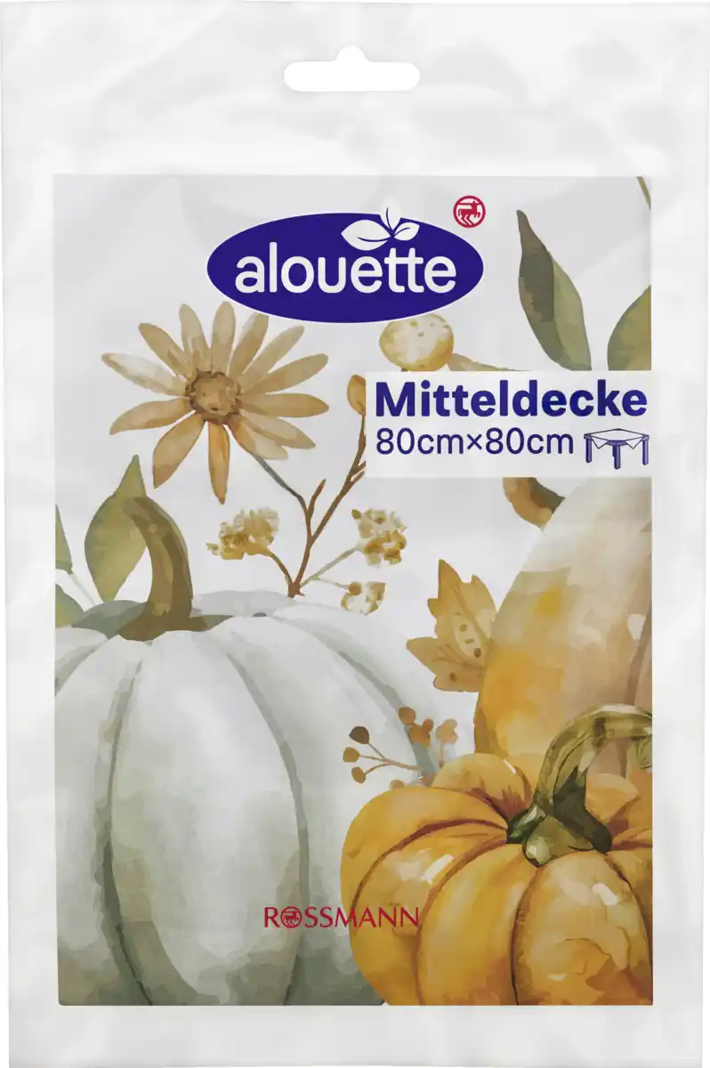 Bild 1 von alouette Mitteldecke aus Airlaid 80x80 cm gefaltet 1 Lage (1er Packung)