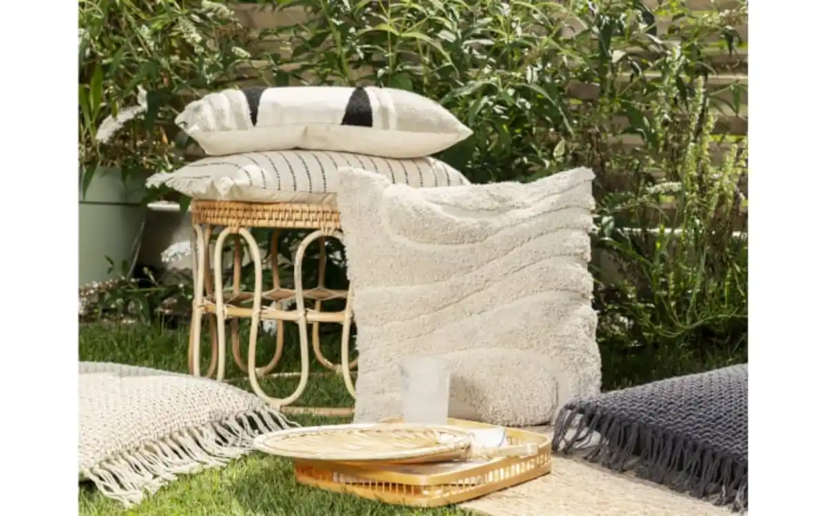 Bild 3 von Kissenhülle Otomi, natur, 45 x 45 cm