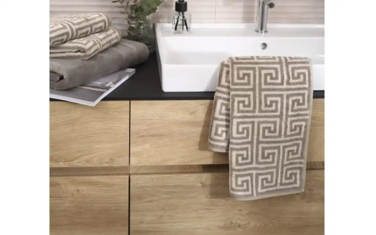 Bild 2 von Handtuch Noblesse Elegance Allover, graphit, 50 x 100 cm