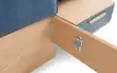 Bild 4 von Meise - Schlafzimmer Malin, Blau/Balkeneiche, inkl. Nachtkonsolen