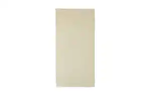 Handtuch Lifestyle Uni aus Baumwolle, beige, 50 x 100 cm