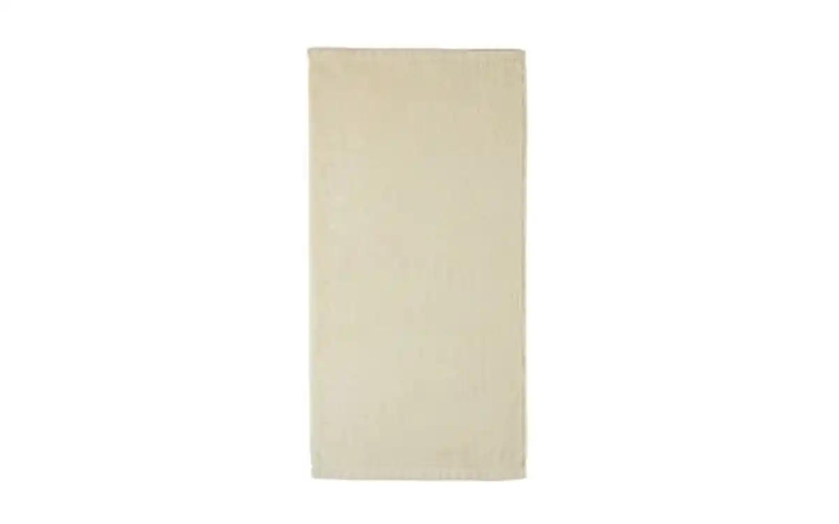 Bild 1 von Handtuch Lifestyle Uni aus Baumwolle, beige, 50 x 100 cm