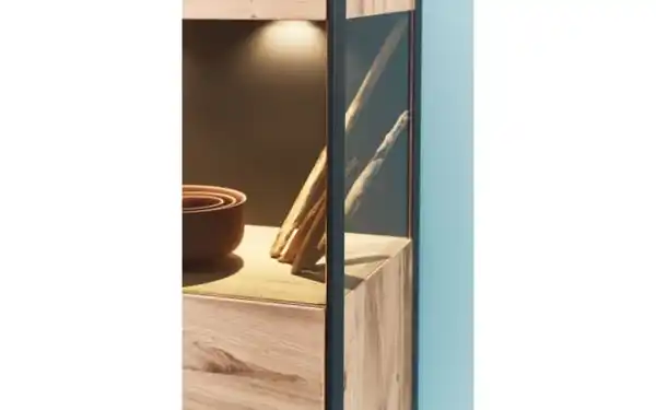 Bild 3 von Schöner Wohnen Kollektion - Highboard Andra, Eiche rustico/anthrazit