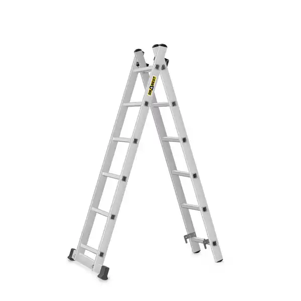 Bild 2 von Drabest Arbeitsgerüst 3-in-1 Aluminiumleiter Traglast 150kg