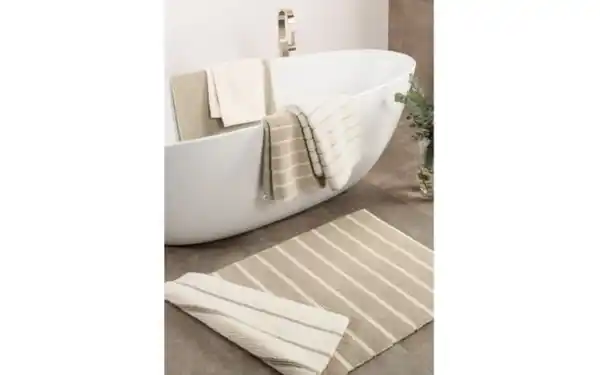 Bild 2 von Handtuch Balance Streifen, natur, 50 x 100 cm