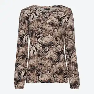 Damen-Langarmshirt mit elastischen Bündchen