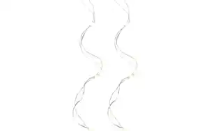 LED Micro Silberdraht, silber/warmes weiss, 95 cm