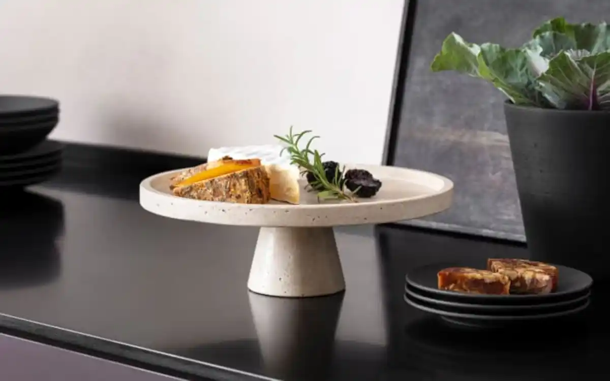 Bild 1 von Servierschale Manufacture Travertine, beige, 28 cm