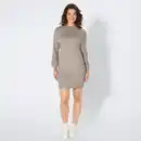 Bild 1 von Damen-Strickkleid mit Rundhalsausschnitt