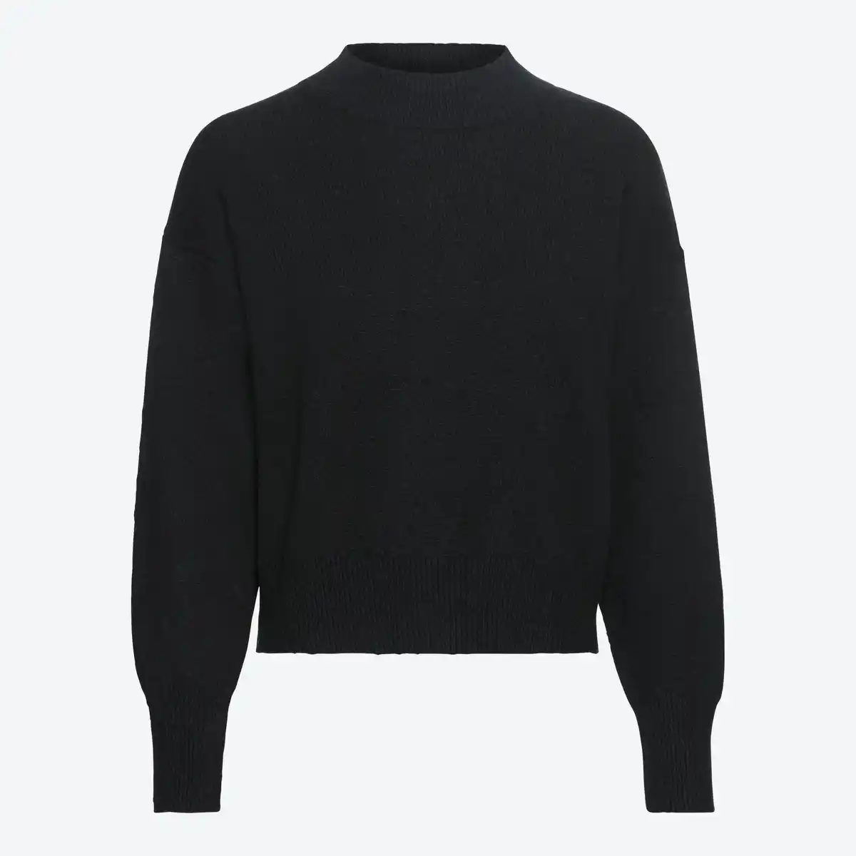 Bild 3 von Damen-Strickpullover mit hohem Kragen