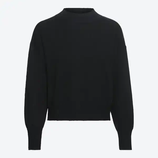 Bild 3 von Damen-Strickpullover mit hohem Kragen