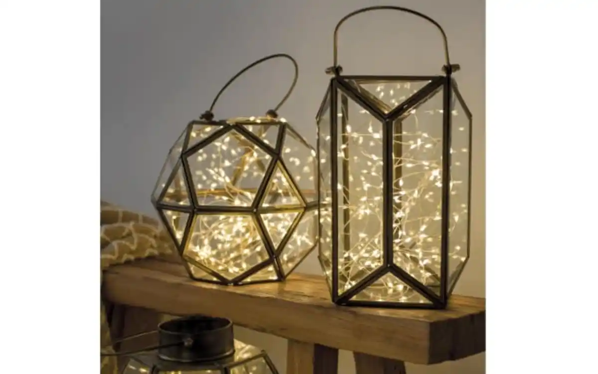 Bild 2 von LED Micro Silberdraht, silber/warmes weiss, 95 cm