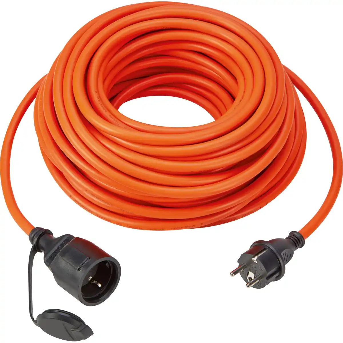 Bild 2 von Verlängerungskabel Orange-Schwarz 25 m IP44