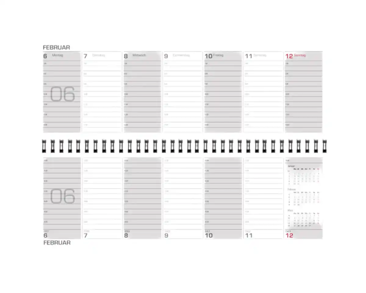Bild 1 von Wochenplaner quer