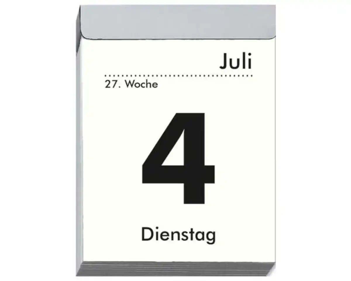 Bild 1 von Tagesabreißkalender mit Rätseln Witzen uvm zum Abreißen 55 x 7 cm