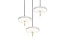 Bild 2 von LED-Pendelleuchte Keaton, grau/coffee, 5-flammig, inkl. Switchdimmer
