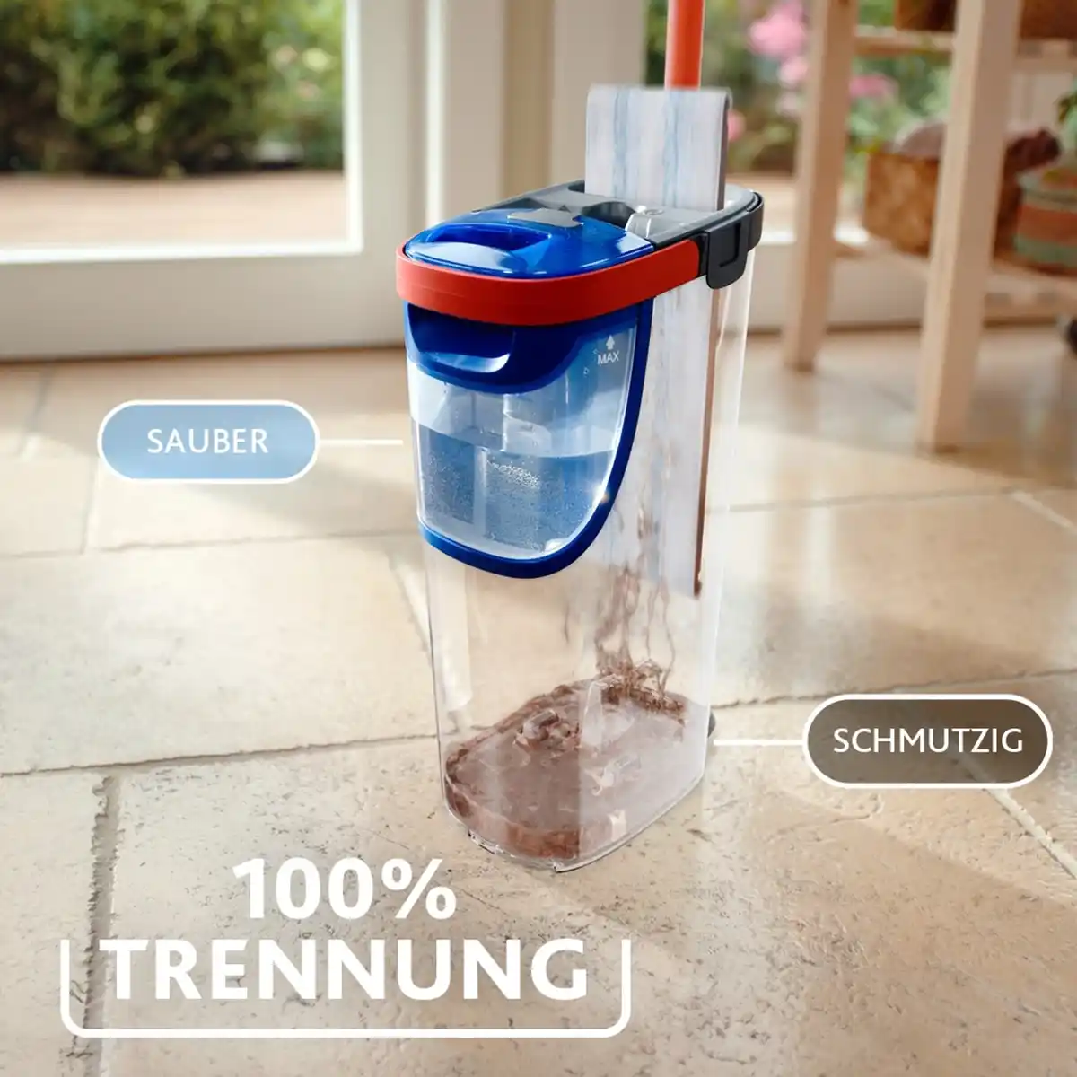 Bild 3 von Vileda Bodenwischer-Set H2PrO Flat mit Zweitanksystem