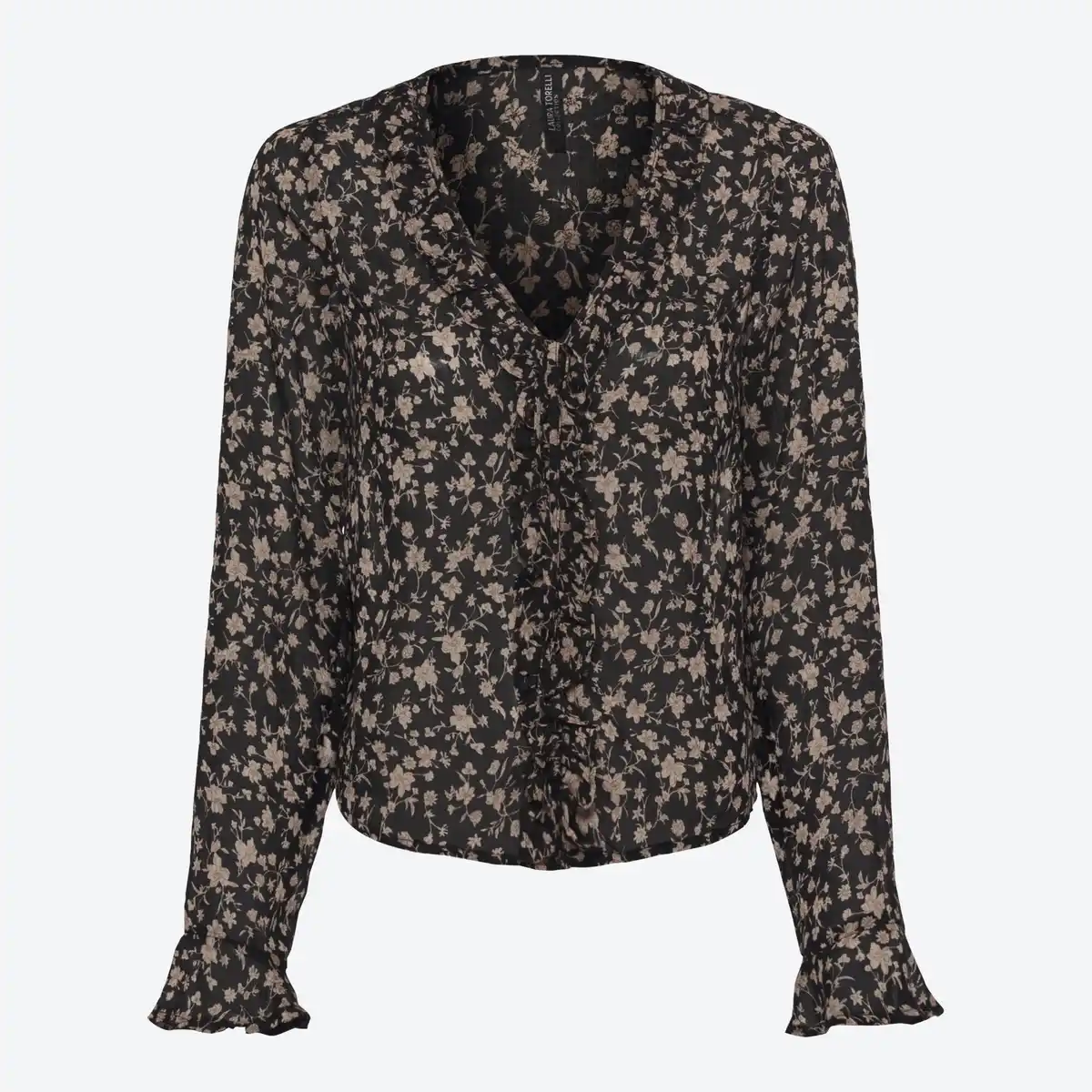 Bild 3 von Damen-Bluse mit Rüschen am Ausschnitt