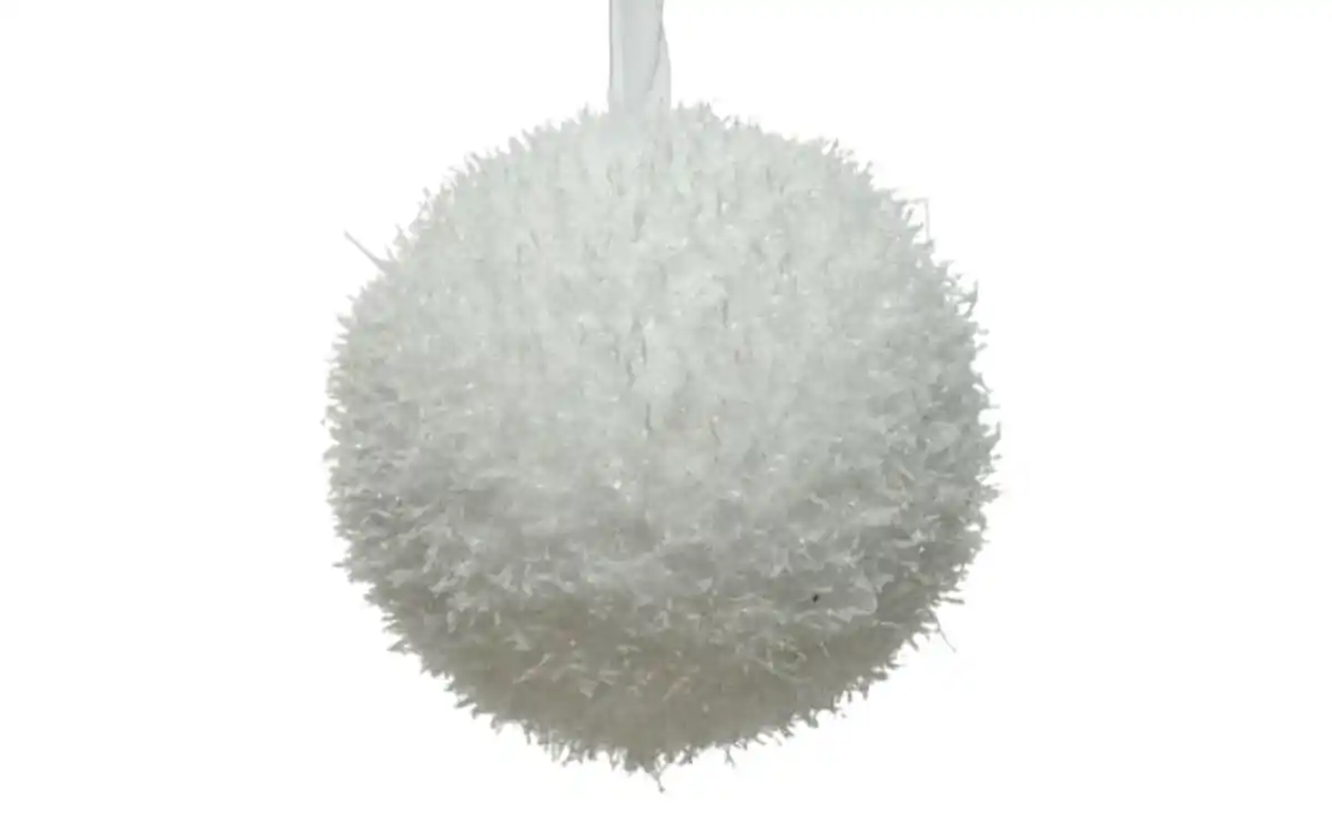 Bild 1 von Weihnachtskugel Eis, weiß, 10 cm