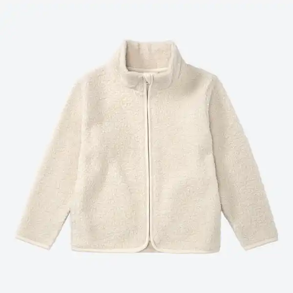 Bild 1 von Kinder-Mädchen-Teddyjacke mit Seitentaschen