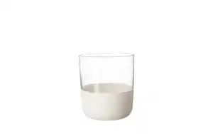 Whisky Tumbler Set Manufacture Rock blanc, klar/weiß, 4-teilig