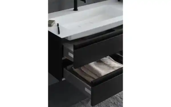 Bild 4 von Badkombination Bilbao, grau, inkl. LED Beleuchtung