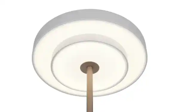 Bild 2 von LED-Tischleuchte Keaton, grau/coffee, inkl. Sensordimmer