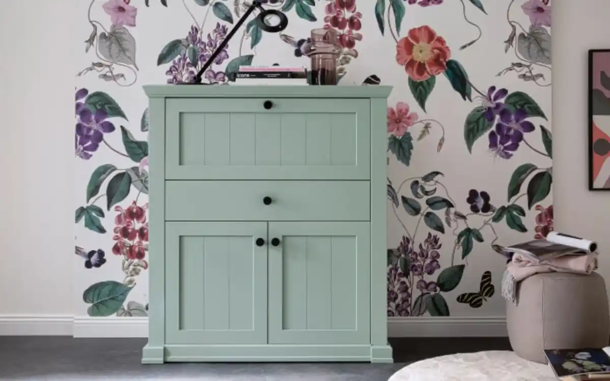 Bild 1 von Schöner Wohnen Kollektion - Sekretär Village, salbei, inkl. Schreibfachausstattung