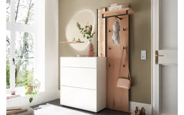 Bild 1 von Hartmann - Wandgarderobe Salvo, holz/anthrazit, inkl. Beleuchtung