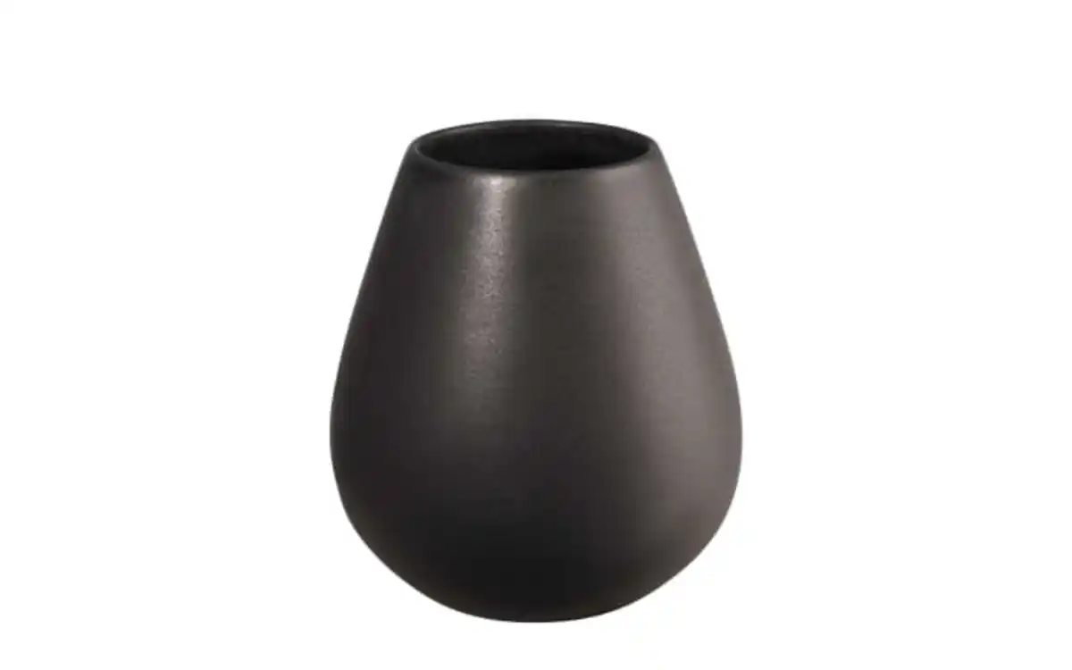 Bild 1 von Vase ease, Steingut, black iron, 18 cm