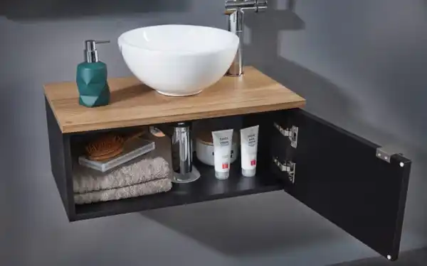 Bild 4 von Badkombination Havanna, schwarz matt select