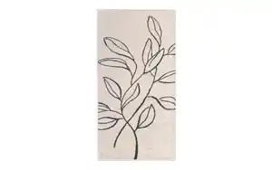 Handtuch Atelier Floral, beige, 50 x 100 cm