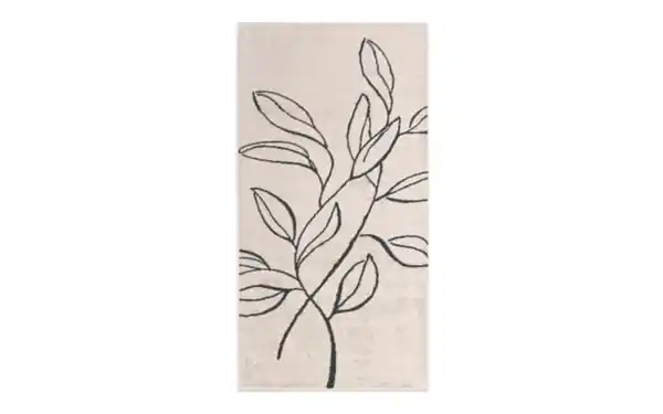 Bild 1 von Handtuch Atelier Floral, beige, 50 x 100 cm