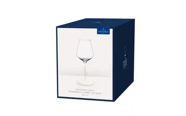 Bild 2 von Weißweingläser Set Manufacture Rock blanc, klar/weiß, 4-teilig