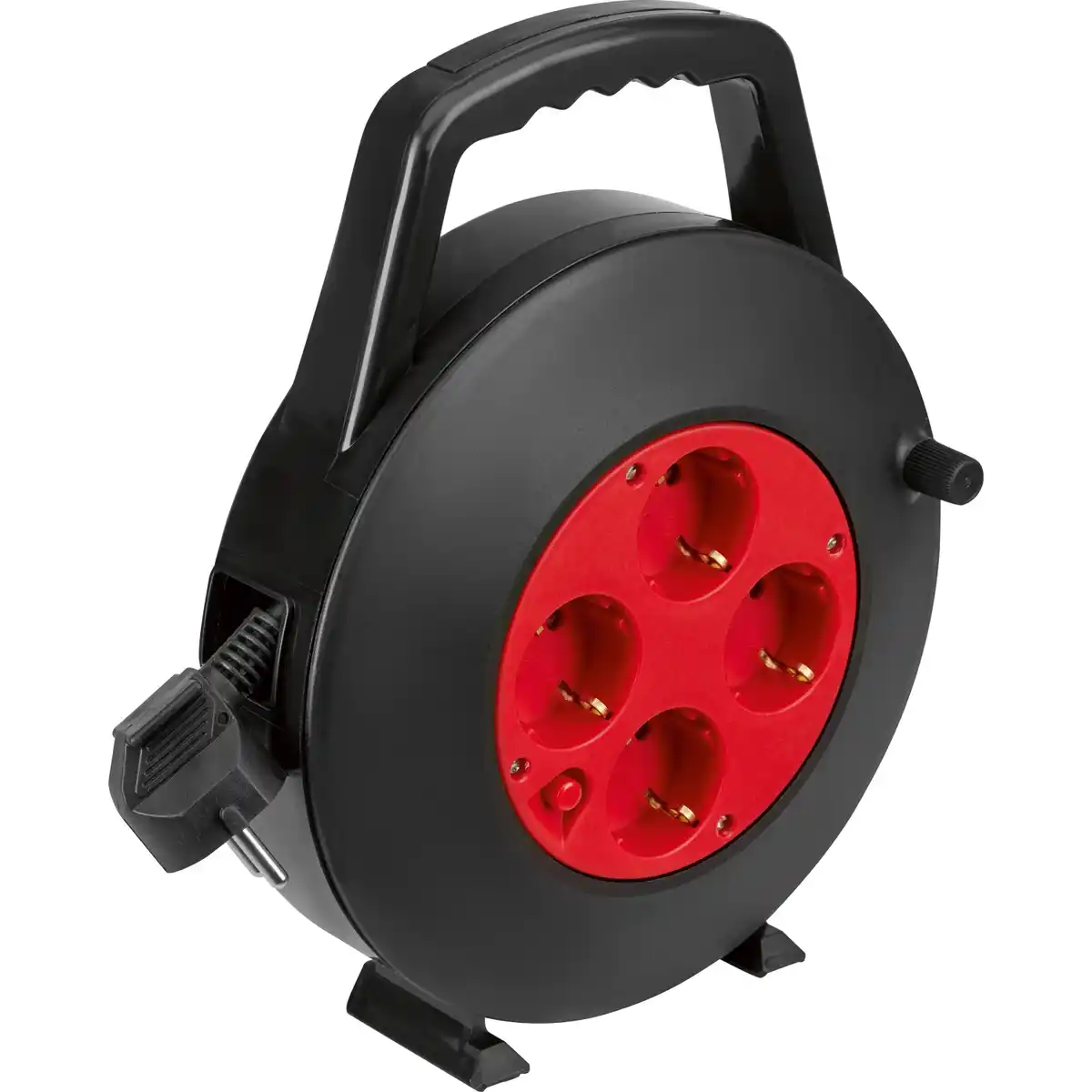 Bild 1 von Kabeltrommel H05VV-F 3G1,5 Schwarz-Rot 7 m